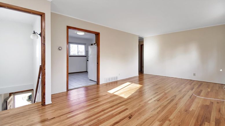 Empty room, Interior, Wood Texture Flooring
