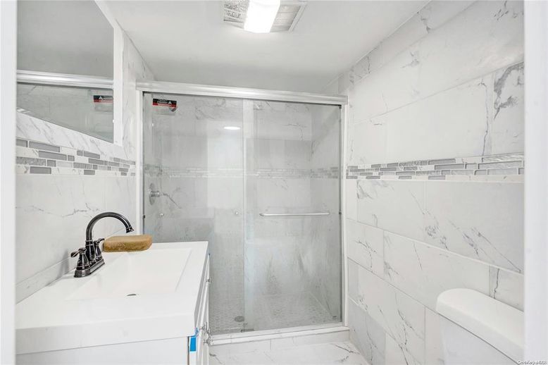 Bathroom, Glass Shower, Interior, Marble, Marble Walls