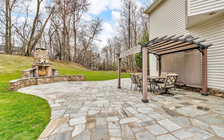 Backyard, Exterior, Fireplace
