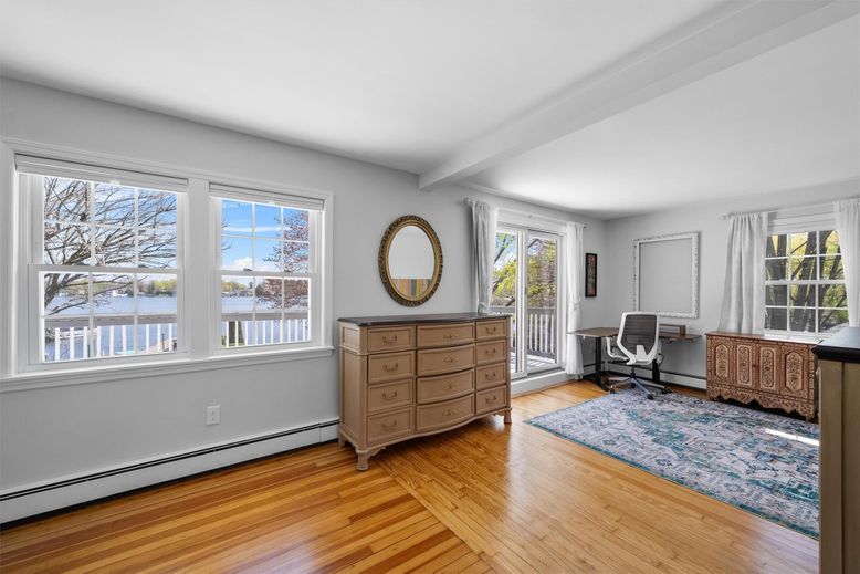 Home Office, Interior, Wood Texture Flooring