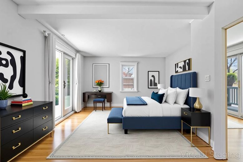 Bedroom, Interior, Wood Texture Flooring