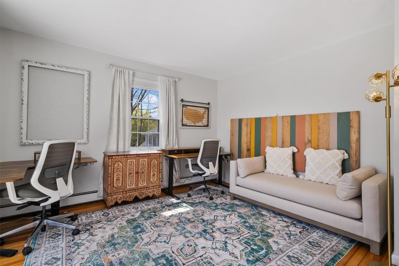 Home Office, Interior, Wood Texture Flooring