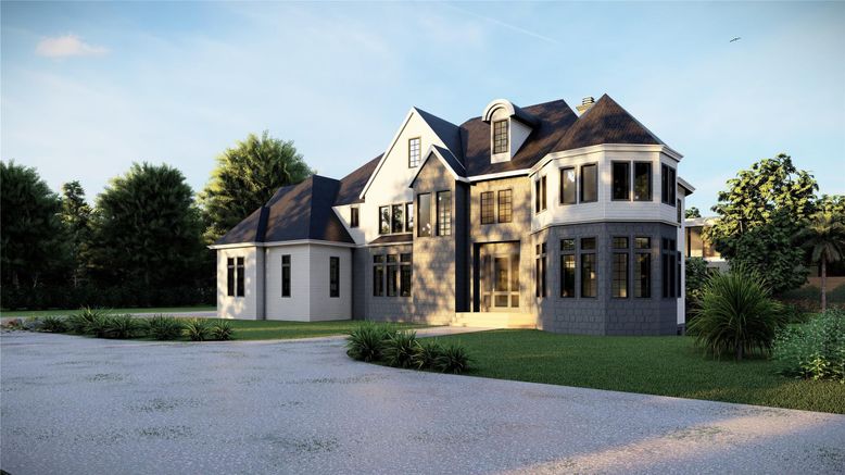 Backyard, Exterior, Facade, Queen Anne Victorian