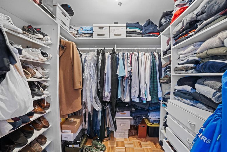 Interior, Walk-in Closets, Wood Texture Flooring