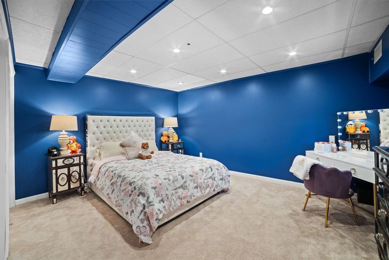 Bedroom, Home Office, Interior, Recessed Lighting