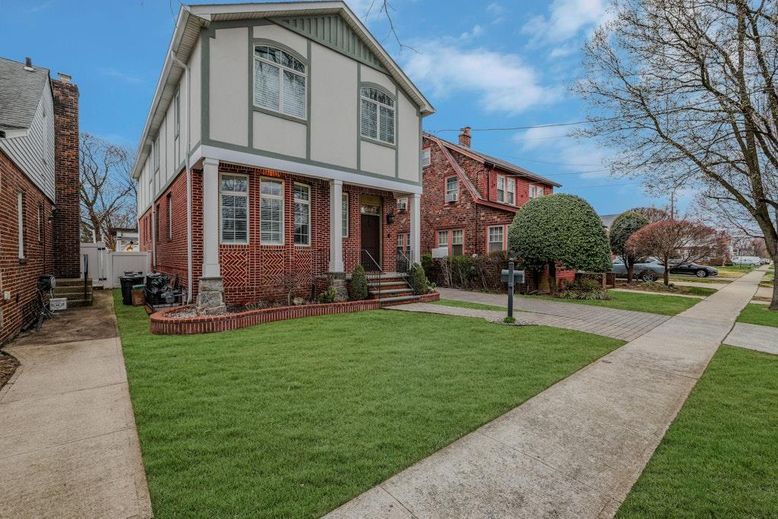 Exterior, Facade, Brick Facade, Tudor Revival