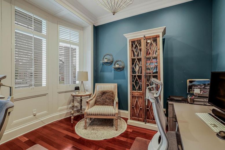 Home Office, Interior, Wood Texture Flooring