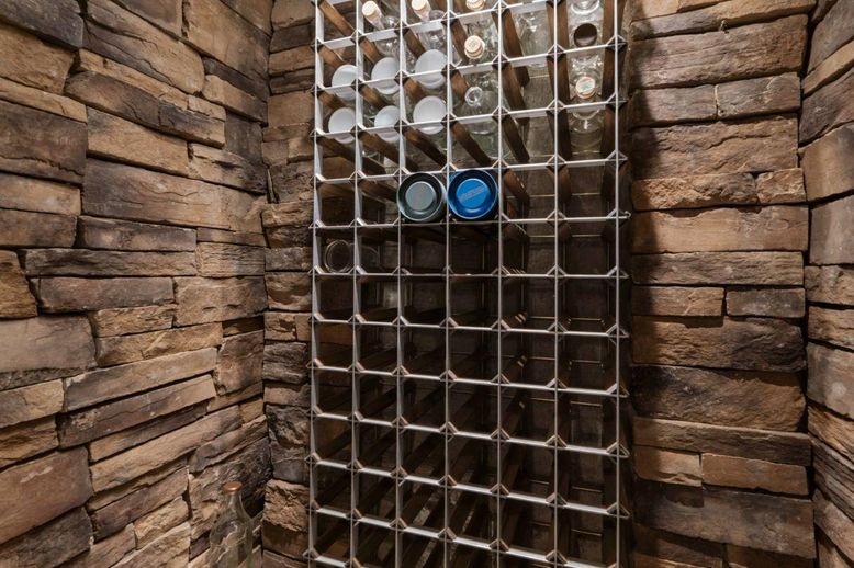 Interior, Stone Walls, Wine Storage