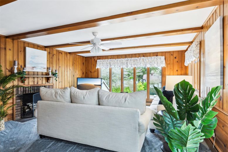 Fireplace, Interior, Living room, Wooden Beams, Wooden Walls