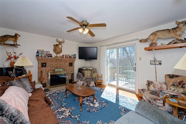 Fireplace, Interior, Living room, Stone Walls, Wood Texture Flooring
