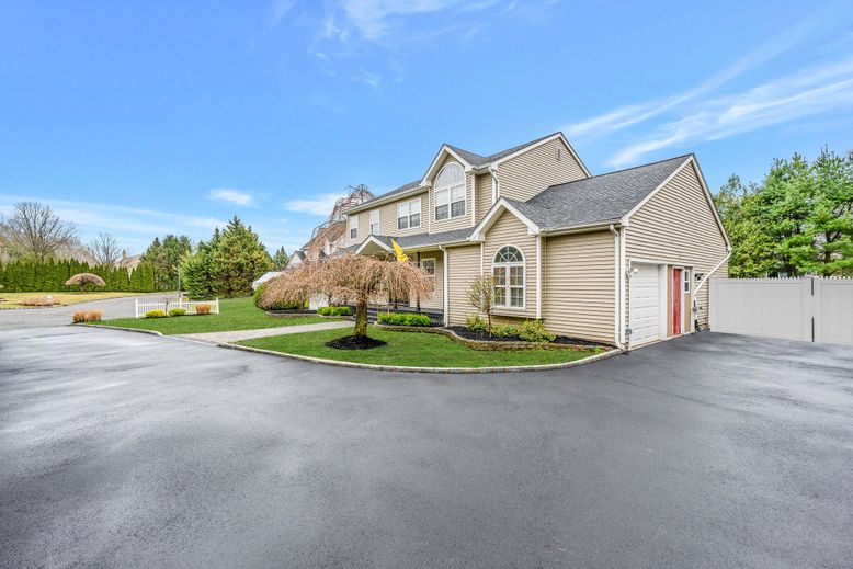 Attached, Backyard, Detached Garage, Exterior, Facade, Cape Cod