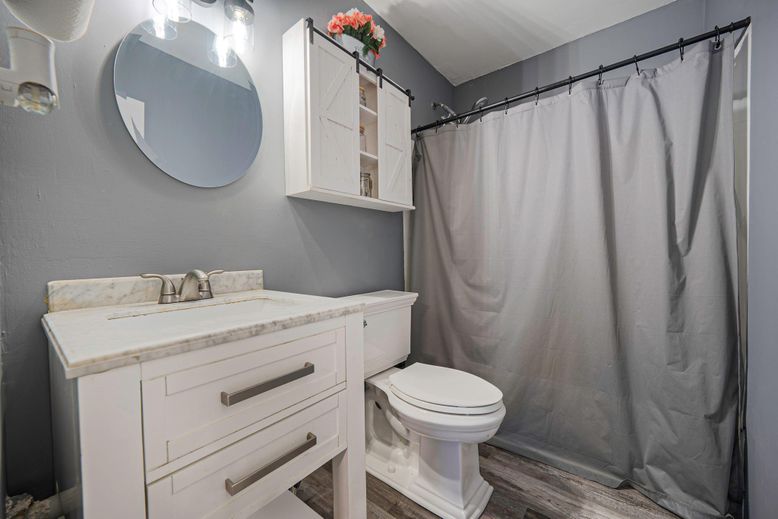Bathroom, Interior, Wood Texture Flooring
