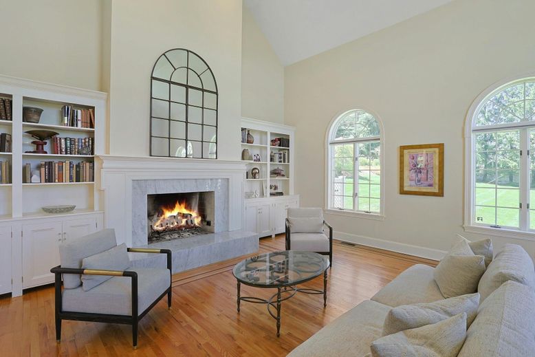 Fireplace, Interior, Living room, Wood Texture Flooring