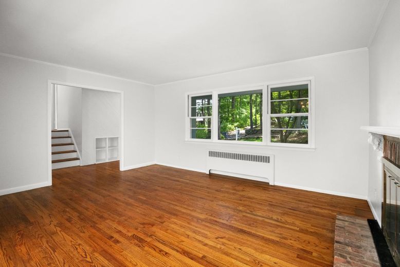 Empty room, Interior, Wood Texture Flooring