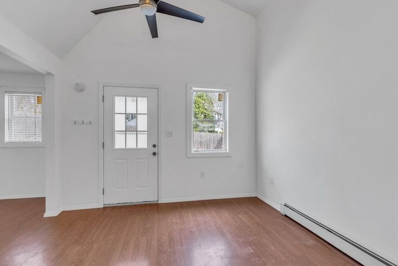 Empty room, Interior, Wood Texture Flooring