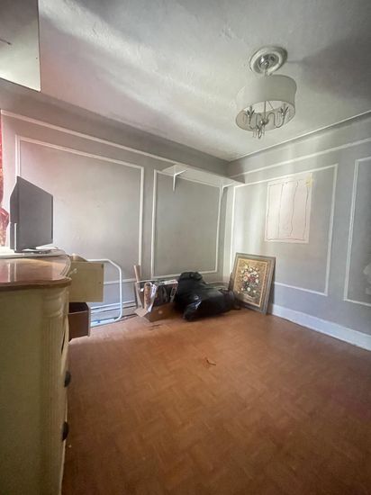 Chandelier, Home Office, Interior, Wood Texture Flooring