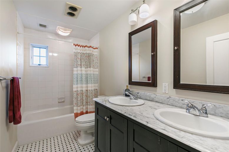 Bathroom, Dual Sink Vanities, Glass Shower, Interior