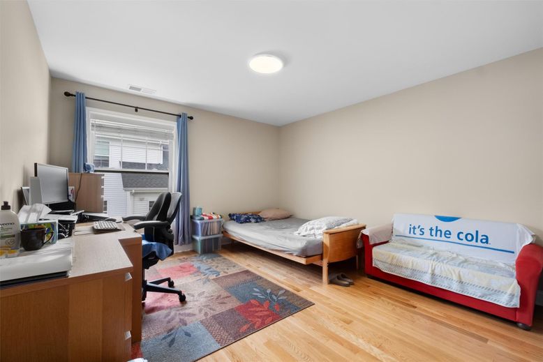 Bedroom, Home Office, Interior, Wood Texture Flooring