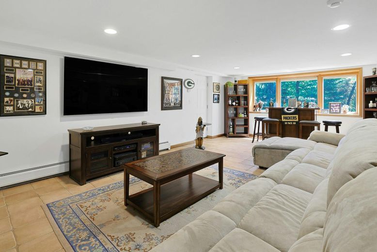 Interior, Living room, Recessed Lighting