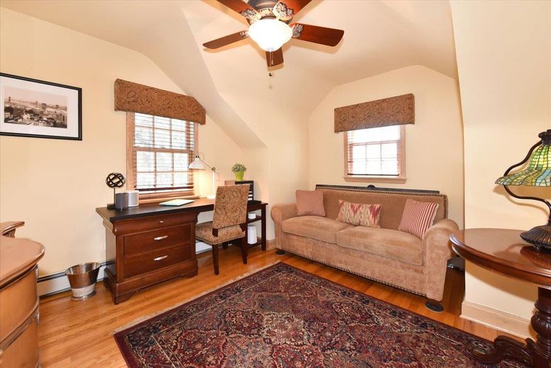Home Office, Interior, Wood Texture Flooring