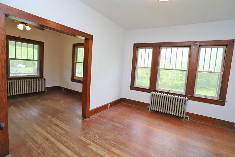 Empty room, Interior, Wood Texture Flooring