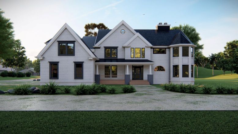 Backyard, Exterior, Facade, Farmhouse