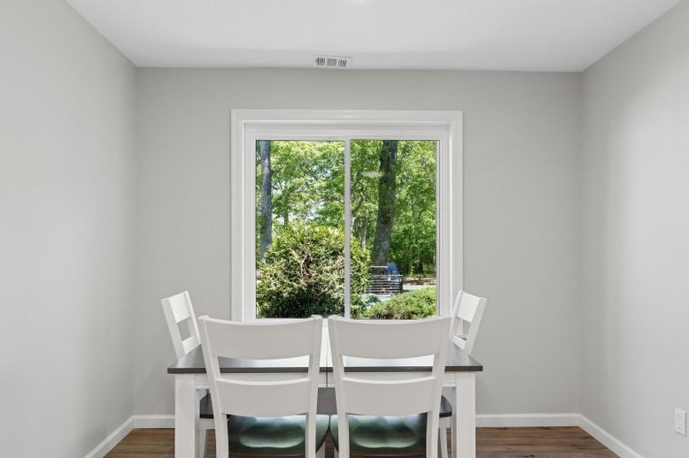 Dining room, Interior, Wood Texture Flooring