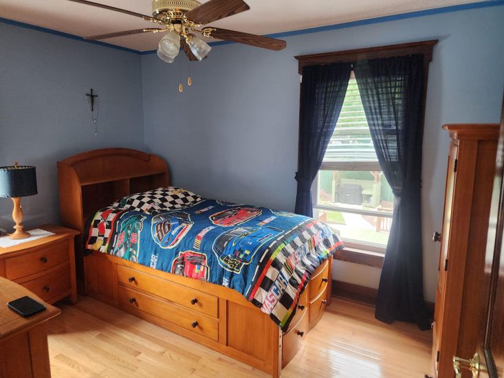 Bedroom, Interior, Wood Texture Flooring