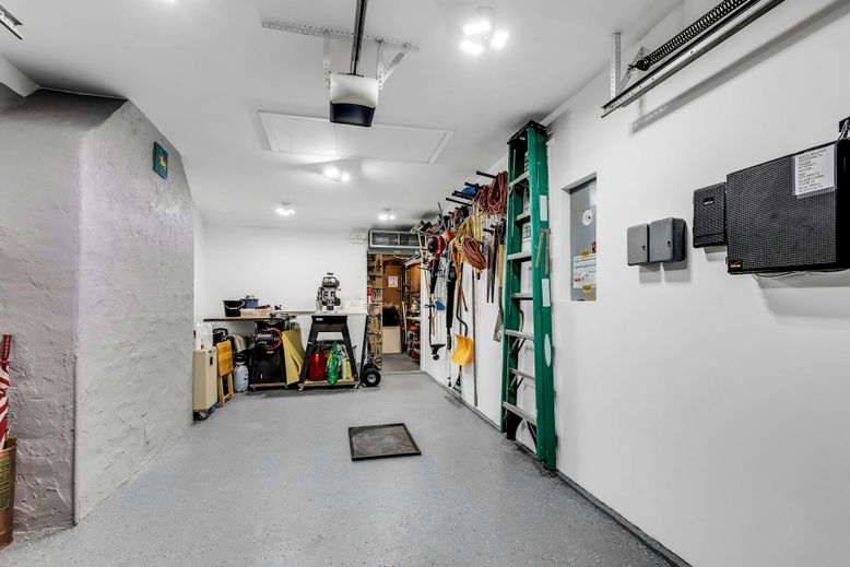 Garage, Interior, Recessed Lighting