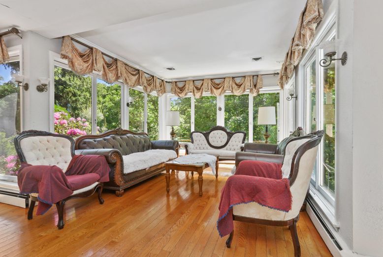 Interior, Living room, Sun Room, Wood Texture Flooring