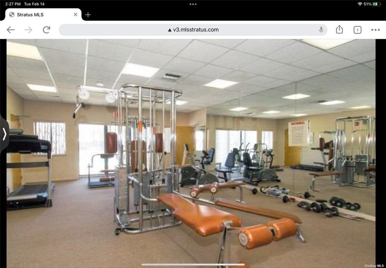 Fitness Equipment, Interior, Recessed Lighting
