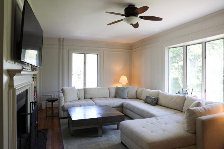 Fireplace, Interior, Living room, Wood Texture Flooring