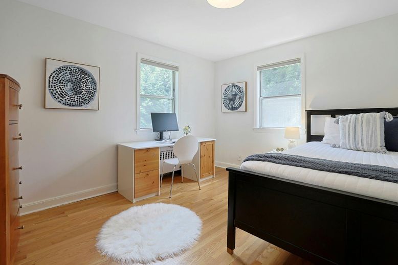 Bedroom, Home Office, Interior, Wood Texture Flooring