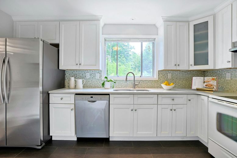 Interior, Kitchen, Recessed Lighting, Stainless Steel Appliances