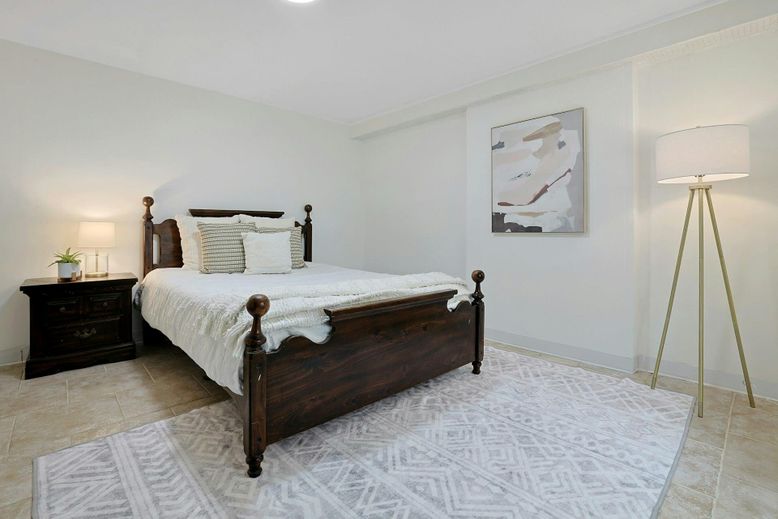 Bedroom, Interior, Recessed Lighting