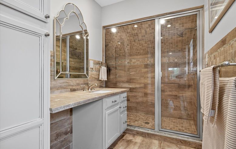 Bathroom, Glass Shower, Interior