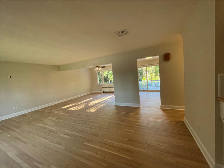 Empty room, Interior, Wood Texture Flooring