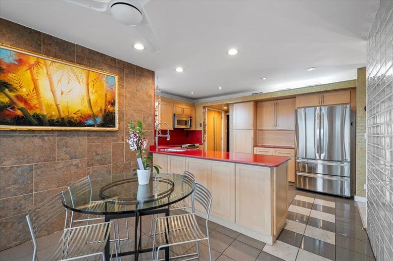 Interior, Kitchen, Recessed Lighting, Stainless Steel Appliances