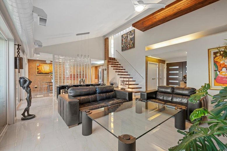 Interior, Living room, Marble, Pendant Lights