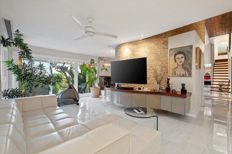Interior, Living room, Marble, Recessed Lighting