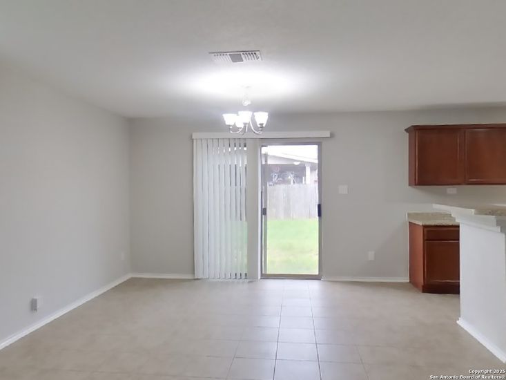 Chandelier, Empty room, Interior