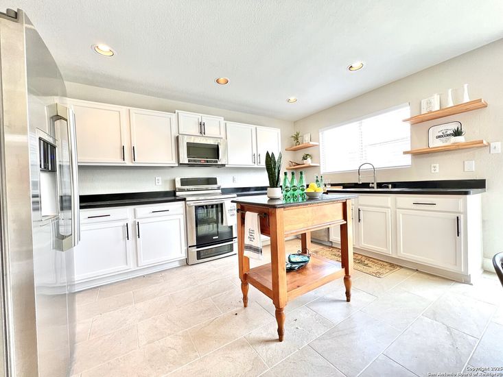 Interior, Kitchen, Recessed Lighting, Stainless Steel Appliances