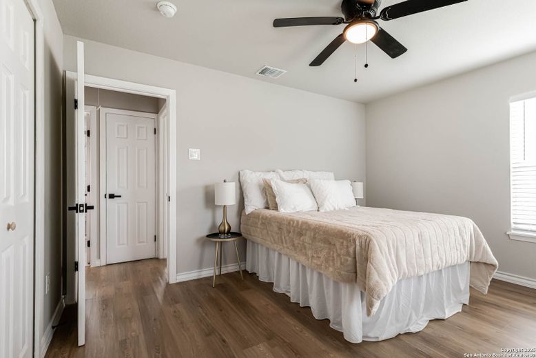 Bedroom, Interior, Wood Texture Flooring