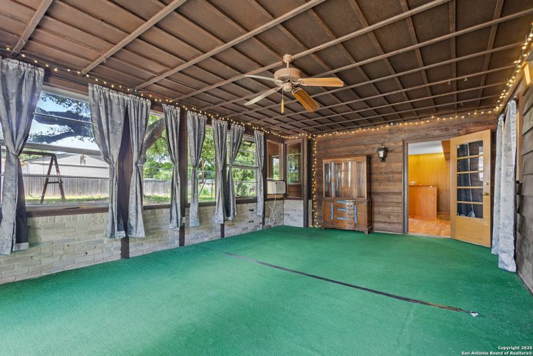 Empty room, Interior, Stone Walls, Sun Room