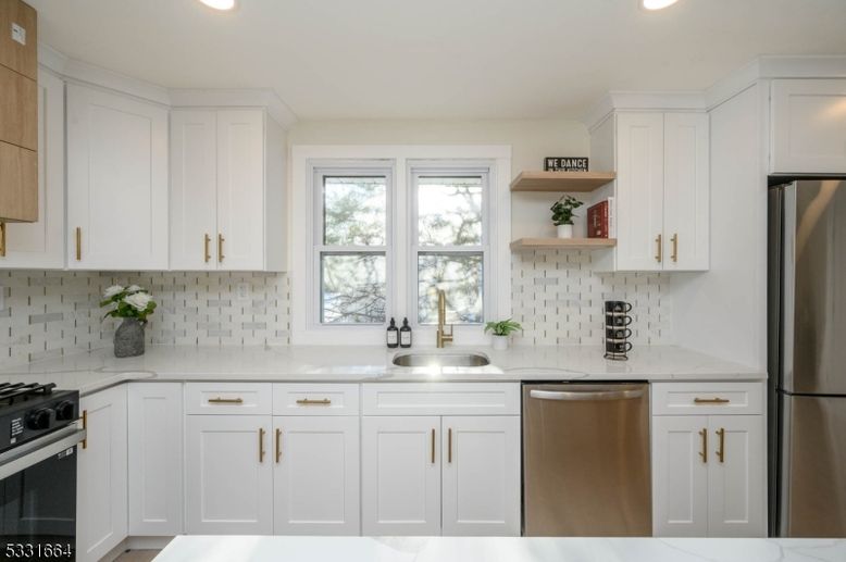 Interior, Kitchen, Recessed Lighting, Stainless Steel Appliances