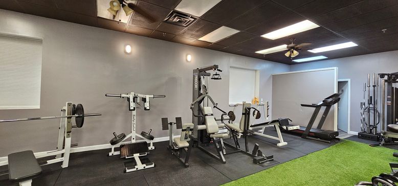Fitness Equipment, Interior, Recessed Lighting