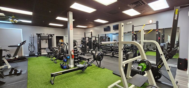 Fitness Equipment, Gym, Interior, Recessed Lighting