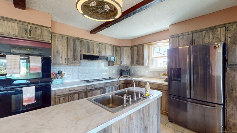 Interior, Kitchen, Wooden Beams