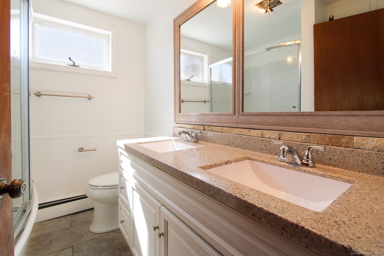 Bathroom, Dual Sink Vanities, Glass Shower, Interior