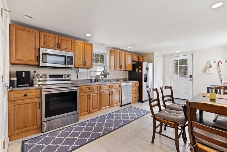 Interior, Kitchen, Recessed Lighting, Stainless Steel Appliances